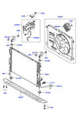 Radiator Cooling Fan Radiator Condenser LR011907 LR020620 LR026078 (2 Pin) Compatible with LAND ROVER FREELANDER 2 (L359) | LR2