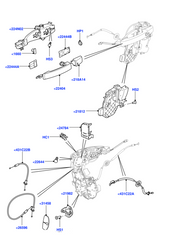 Front Door Latch LR014100 Compatible With RANGE ROVER EVOQUE VAN (L538) & RANGE ROVER SPORT I (L320)