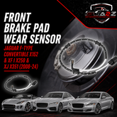 Front Brake Pad Wear Sensor C2P12722 C2Z16061 Compatible With JAGUAR F-TYPE Convertible X152 & XF I X250 & XJ X351