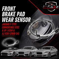 Front Brake Pad Wear Sensor C2P12722 C2Z16061 Compatible With JAGUAR F-TYPE Convertible X152 & XF I X250 & XJ X351