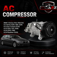 AC Compressor 64526994082 64529299328 64526822847 64527945819 Compatible With BMW 3 Series (F30, F80,F34) & 3 Series (G20, G80, G28) & 3 Gran Turismo (F34) & X3 (G01, F97, G08) & X4 (G02, F98) & Z4 Roadster (G29)