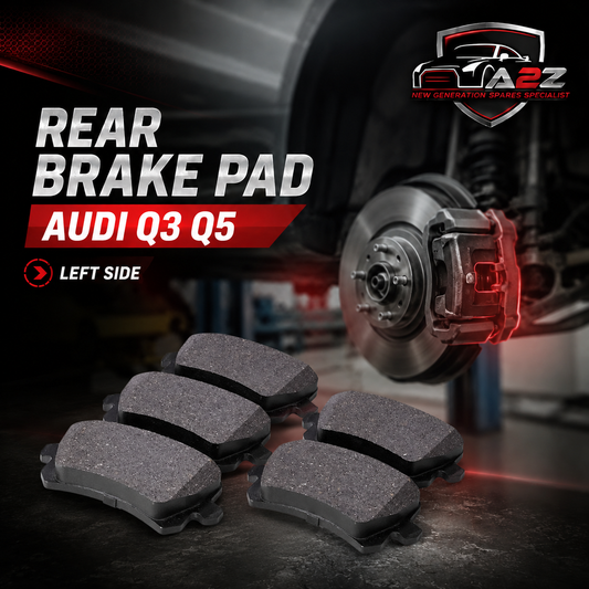 Rear Brake Pad 1K0698451L 3C0698451F 2448301 P85109 Compatible With AUDI Q3 Q5