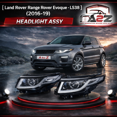 Complete Headlight Assy Left LR087244 & Right LR084570 (Both Side 10 Pin) Compatible With Land Rover Range Rover Evoque - L538 (2016-2019) Tag No.16