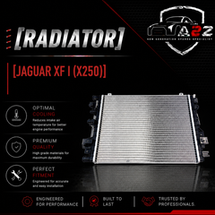 Radiator C2C39565 Compatible With Jaguar XF I (X250)
