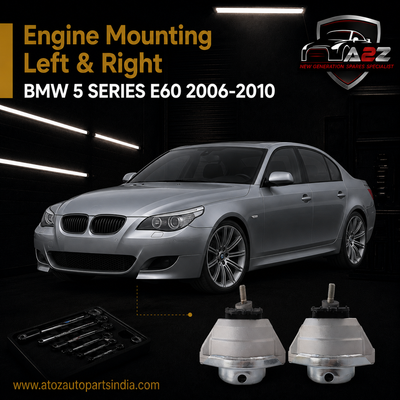Engine Mounting Left & Right 22116777118 Compatible With BMW 5 SERIES E60 2006-2010