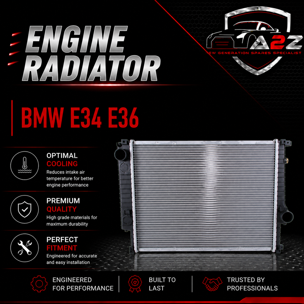Engine Radiator 17111728908 Compatible With BMW E34 E36