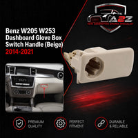 Dashboard Glove Box Switch Handle (Beige) 205 680 3505 8S92 compatible with Benz W205 W253 2014-2021
