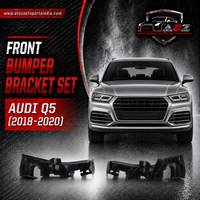 Front Bumper Brackets Left 80D807277 & Right 80D807278 Compatible With Audi Q5 (2018-2020) Tag No.176
