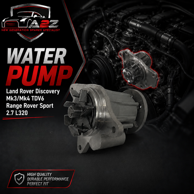 Water Pump LR158234 Compatible With Land Rover Discovery Mk3/Mk4 TDV6 Range Rover Sport 2.7 L320