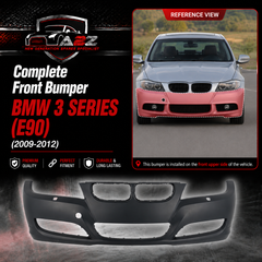 Complete Front Bumper 51117204248 Compatible With BMW 3 Series (E90) (2009-2012) Tag No.461C