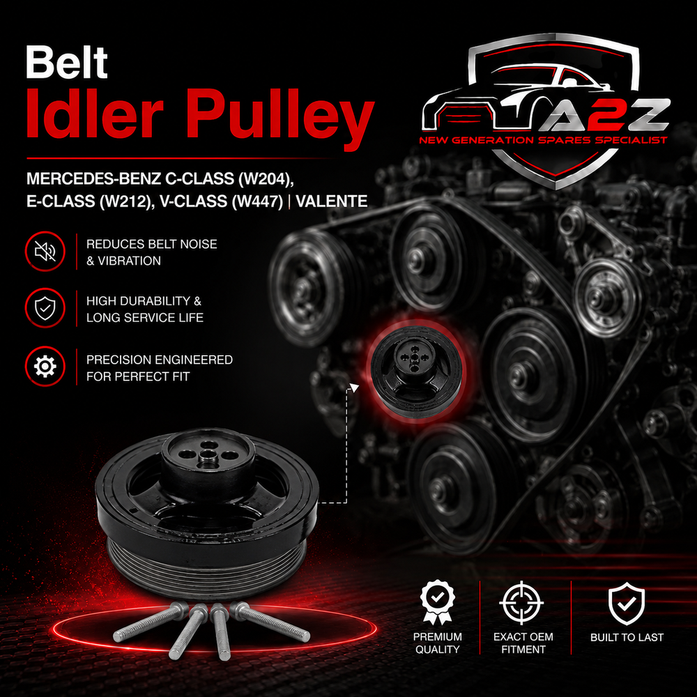 Belt Pulley VD1220 11239846660 Compatible with MERCEDES-BENZ C-CLASS (W204), E-CLASS (W212), V-CLASS (W447) | VALENTE (CONTINENTAL)
