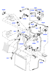 Water Hose LR008237 Compatible With RANGE ROVER SPORT I (L320) Range Rover Vogue Tag no.806