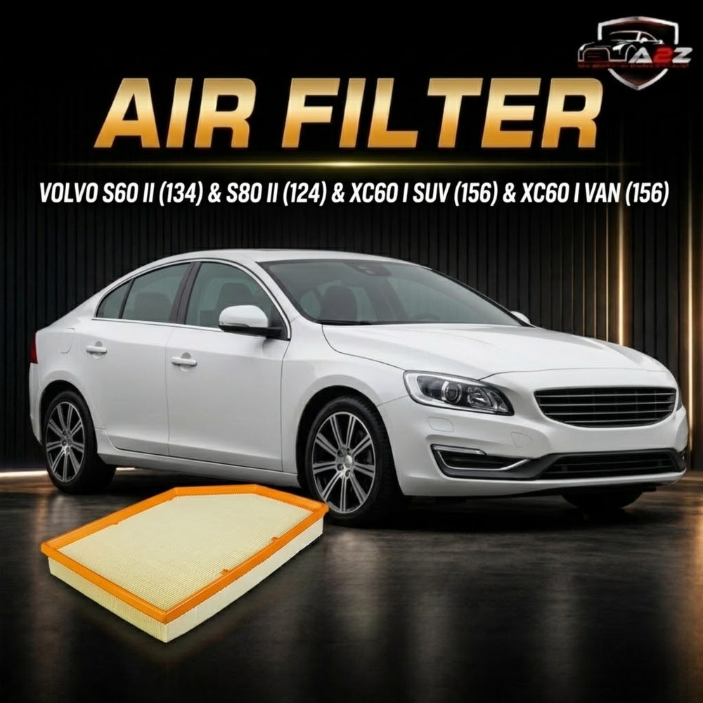 Air Filter E1000L & 30748212 & LX1591/2 31370161 31338025 Compatible With VOLVO S60 II (134) & S80 II (124) & XC60 I SUV (156) & XC60 I VAN (156) Tag : 75