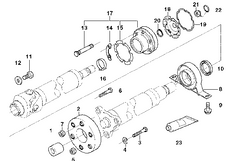 Drive Shaft 26117573276 & 2611 7507328 & 26117512619 Compatible With BMW & 3 SERIES E90 2006-2012