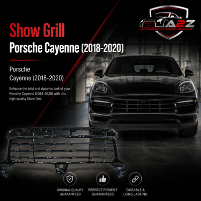 Show Grill 9Y0807683P Compatible With Porsche Cayenne (2018-2020) Tag No.4