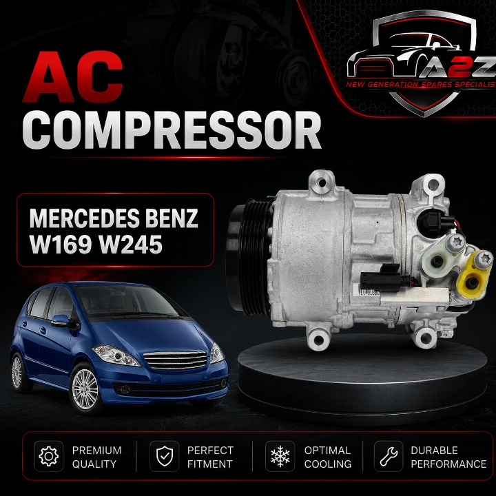 Air Conditioning Compressor 0012303611 Compatible With Mercedes Benz W169 W245
