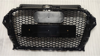 RS3 Full Black Honeycomb Show grill Compatible With Audi A3(2014-16) Tag No.92