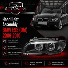 Complete Headlight Assembly Left 63117182513 & Right 63117182514 Compatible With BMW E93 (Old) 2006-2010