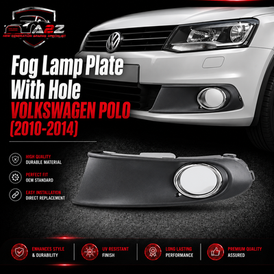 Fog Lamp Plate With Hole 6RU853666 Compatible With VOLKSWAGEN POLO (2010-2014)