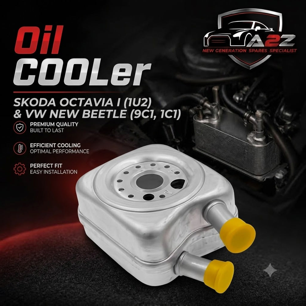 Oil Cooler 078117021A 038117070A 068117021B 078117021A Compatible With SKODA OCTAVIA I (1U2) & VW NEW BEETLE (9C1, 1C1) Tag-O-116