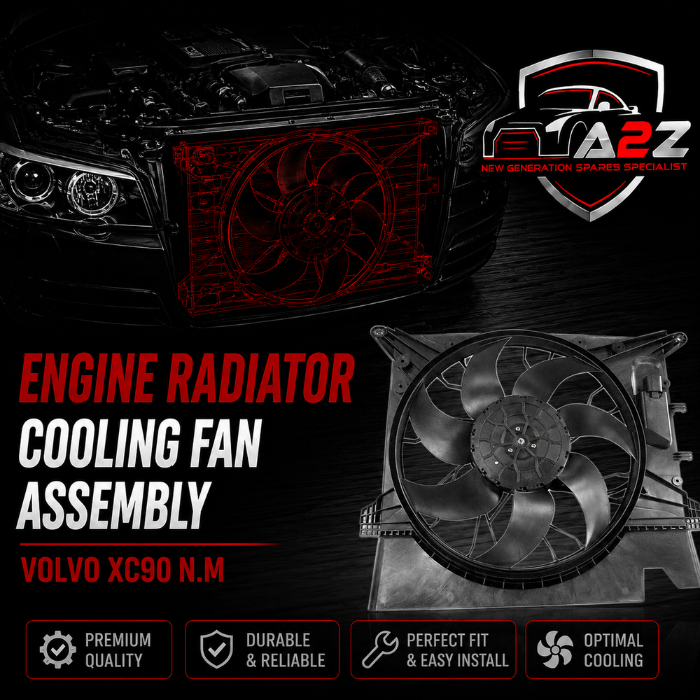 Engine Radiator Cooling Fan Assembly 31368075 31368075A 30665985 30680005 30749761 30776236 31111543 31261586 31368075 Compatible With VOLVO XC90 N.M