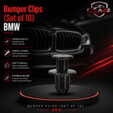 Bumper Clips (Set of 10) Code:486 Compatible With BMW