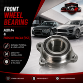 Front Wheel Bearing 8K0407625B & 4H0498625 & 4H0498625A & 8K0407607 Compatible With AUDI A4 A5 A6 A7 A8 Q5 & PORSCHE MACAN (95B)