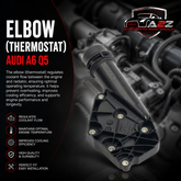 Elbow (Thermostat) 06E121168 06E121168B 06E121161R 06E121161R 06E121168B For AUDI A4 A6 Tag-E-47