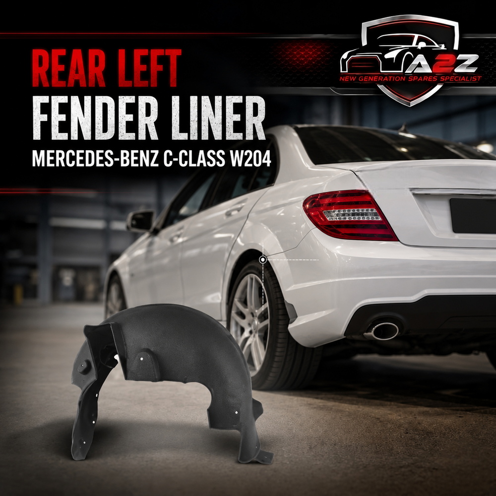 Rear Left Fender Liner 2046906130 2046902330 Compatible With MERCEDES-BENZ C-CLASS W204 Tag-FEM-67