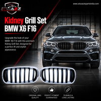Kidney Grill Set 51137373689 L.H,& 51137373690 R.H Compatible With BMW X6 F16 Tag 71