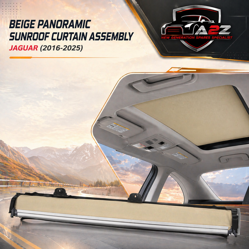 Beige Panoramic Sunroof Curtain Assembly T4A15400LKP Compatible With Jaguar F-Pace 2016-2025