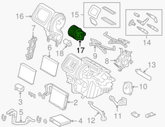 AC Heater Blower Motor LR016627 Compatible with LAND ROVER FREELANDER 2 (L359)& | LR2 RANGE ROVER EVOQUE (L538) & RANGE ROVER EVOQUE Convertible (L538)