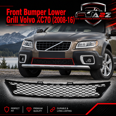 Front Bumper Lower Grill 30796475 Compatible With Volvo XC70 (2008-16)