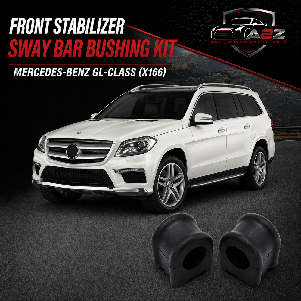 Front Stabilizer Sway Bar Bushing Kit 1663231465 (Proper) Compatible With MERCEDES-BENZ GL-CLASS (X166) & GLE (W166) & M-CLASS (W166)