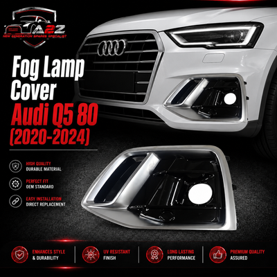 Fog Lamp Cover Left 80D807679Q3Q7 & Right 80D807680Q3Q7 Compatible With Audi Q5 80 (2020-2024) Tag No.96