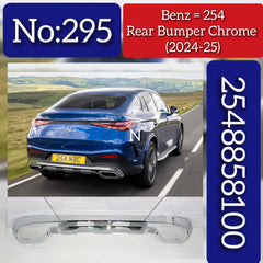 Rear Bumper Chrome 2548858100 Compatible With Mercedes Benz (254) (2024-2025) Tag No.295