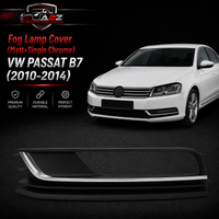 Fog Lamp Cover (Matt+Single Chrome) Left 3AA853665 & Right 3AA853666 Compatible With VW PASSAT B7 (2010-2014) No.131
