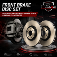 Front Brake Disc Set T4A2342 LR090684 Compatible With LAND ROVER RANGE ROVER VELAR (L560) & JAGUAR F-PACE (X761)