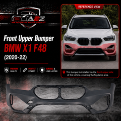 Front Upper Bumper 51119451691 Compatible With BMW X1 F48 (2020-22) Tag No.455