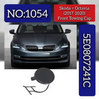 Front Towing Cap 5E0807241C Compatible With Skoda Octavia (2017-2020) Tag No.1054