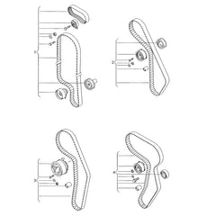 Timing Belt Kit CT1028K3 038198119A Compatible With SKODA FABIA II (542) OCTAVIA II (1Z3) | LAURA (CONTINENTAL)
