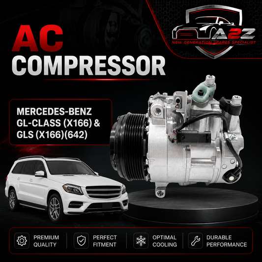 AC Compressor A0008300201 0008300201 Compatible with MERCEDES-BENZ GL-CLASS (X166) & GLS (X166)(642)