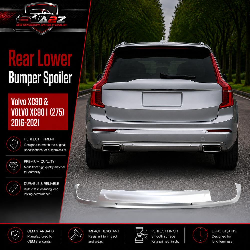Rear Lower Bumper Spoiler 31353394 Compatible With Volvo XC90 & VOLVO XC90 I (275) 2016-2021 No.403