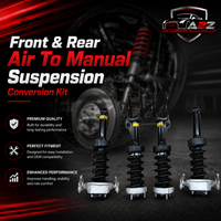 Front & Rear Air To Manual Suspension Conversion Kit (Set Of 4) Compatible With Audi Q7 7P (2011-2015)