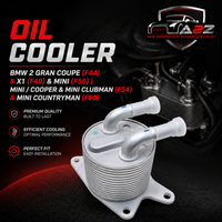 Oil Cooler 24148699905 Compatible With BMW 2 Gran Coupe (F44) & X1 (F48) & MINI (F56) | MINI / COOPER & MINI CLUBMAN (F54) & MINI COUNTRYMAN (F60) Tag No.124