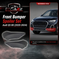 Front Bumper Spoiler Left 80D807061F & Right 80D807062F Compatible With Audi Q5 80 (2020-2024) Tag No.187