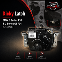 Dicky Latch 51247397630 Compatible With BMW 3 Series F30 & 3 Series GT F34 2014-2019