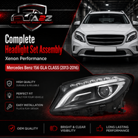 Headlamp Xenon Left 1569063100 & Right 1569063200 Compatible With Mercedes Benz 156 GLA CLASS (2013-2016) Tag No.102