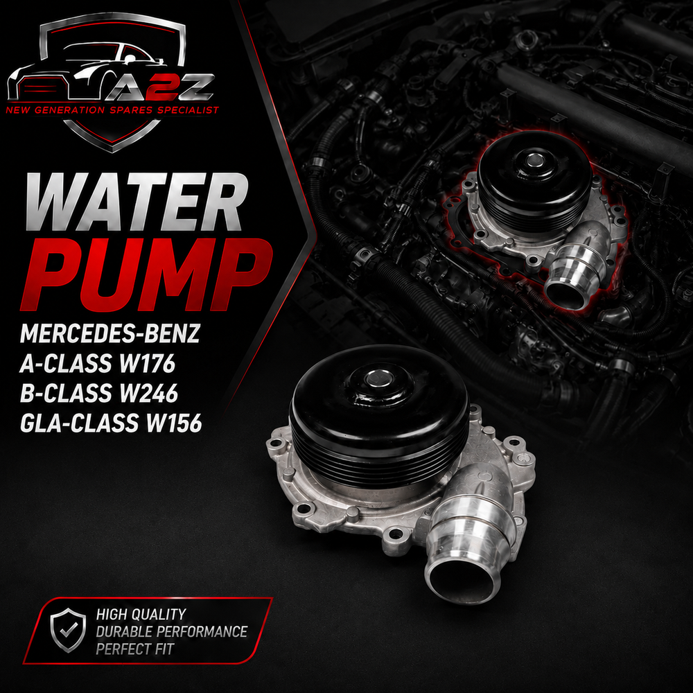 Water Pump 6512000501 6512004300 6512008301 6515000501 Compatible With MERCEDES-BENZ A-CLASS W176 B-CLASS W246 GLA-CLASS W156 Tag-W-04