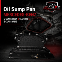 Oil Sump Pan 6510100528 A6510100528 Compatible With MERCEDES-BENZ C-CLASS W204 & CLS C218 & E-CLASS W212 Tag-OP-09